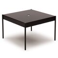 Vivero La Table -sohvapöytä teräsjaloilla Musta/ST