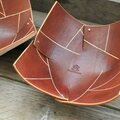 TR Leather Design Safari-nahkakulho Ruskea