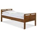 Kiteen Huonekalutehdas Senior bed 80 cm, hoog Gekleurd noot