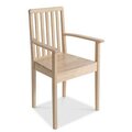 Kiteen Huonekalutehdas Seniori chair with armrests Lacquered birch