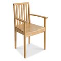Kiteen Huonekalutehdas Seniori chair with armrests Stained Bok