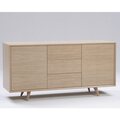 Jalo Sideboard 160cm Two wooden doors and three drawers in the middle