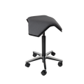 MyKolme design Oy ILOA One bureaustoel Zwart as / grijs stof