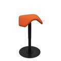 MyKolme design Oy LIIKU Joy active chair Πορτοκαλί ύφασμα / μαύρο stand