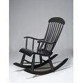 Traditional rocking chair Classic painted černá