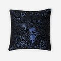 Lennol Oy Blackbird decorative pillow Čierna-modrá