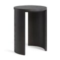 Made By Choice Tabouret/table d'appoint Airisto Peint noir cendre