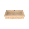 Woodio Cube60 sink sinkable to table top Natural
