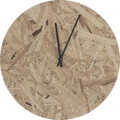 Lastu wall clock Natural/must