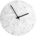 Lastu wall clock Λευκό/μαύρο