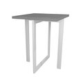 Concrete Side Table 40° Bílá / tall 52,5 cm