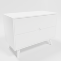 Priima Kaluste Oiva Sideboard with Drawers 80.8 cm Painted カバノキ , 白