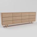 Jalo sideboard 240 cm Nine drawers
