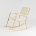 Onni Rocking Chair Natural Birch Wooly 26 Beige