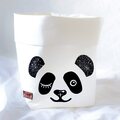 Panda Basket Hvit