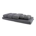 Kiteen Huonekalutehdas Aarre Sofa Bed 190 cm Colchón plegable juego 190 cm gris