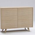 Jalo sideboard 100 cm Two wooden doors and a shelf