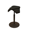 MyKolme design Oy LIIKU Joy 
actieve stoel Zwart stof / zwart base