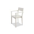 Kiteen Huonekalutehdas Joki Chair with Armrests Painted white