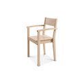 Kiteen Huonekalutehdas Joki Chair with Armrests Lacquered breza