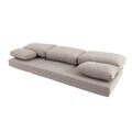 Kiteen Huonekalutehdas Kanerva Sofa Bed 200 cm Foldable mattress sada 190 cm béžová