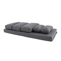 Kiteen Huonekalutehdas Kanerva Sofa Bed 200 cm Foldable mattress szett 190 cm szürke