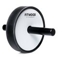 FitWood Kivi-voimapyörä Valkoinen Koivu – Musta Alumiini – Musta Pinnoite