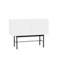Laine sideboard S Valge/must