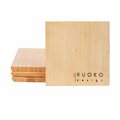 RUOKO Design Lasinaluset 4 kpl Koivu