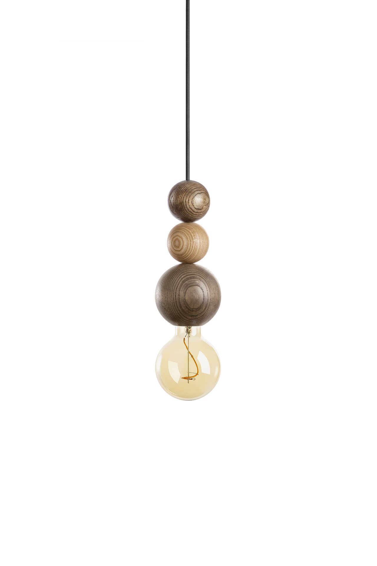 QUU Design Plafonnier QUU, Grand Walnut