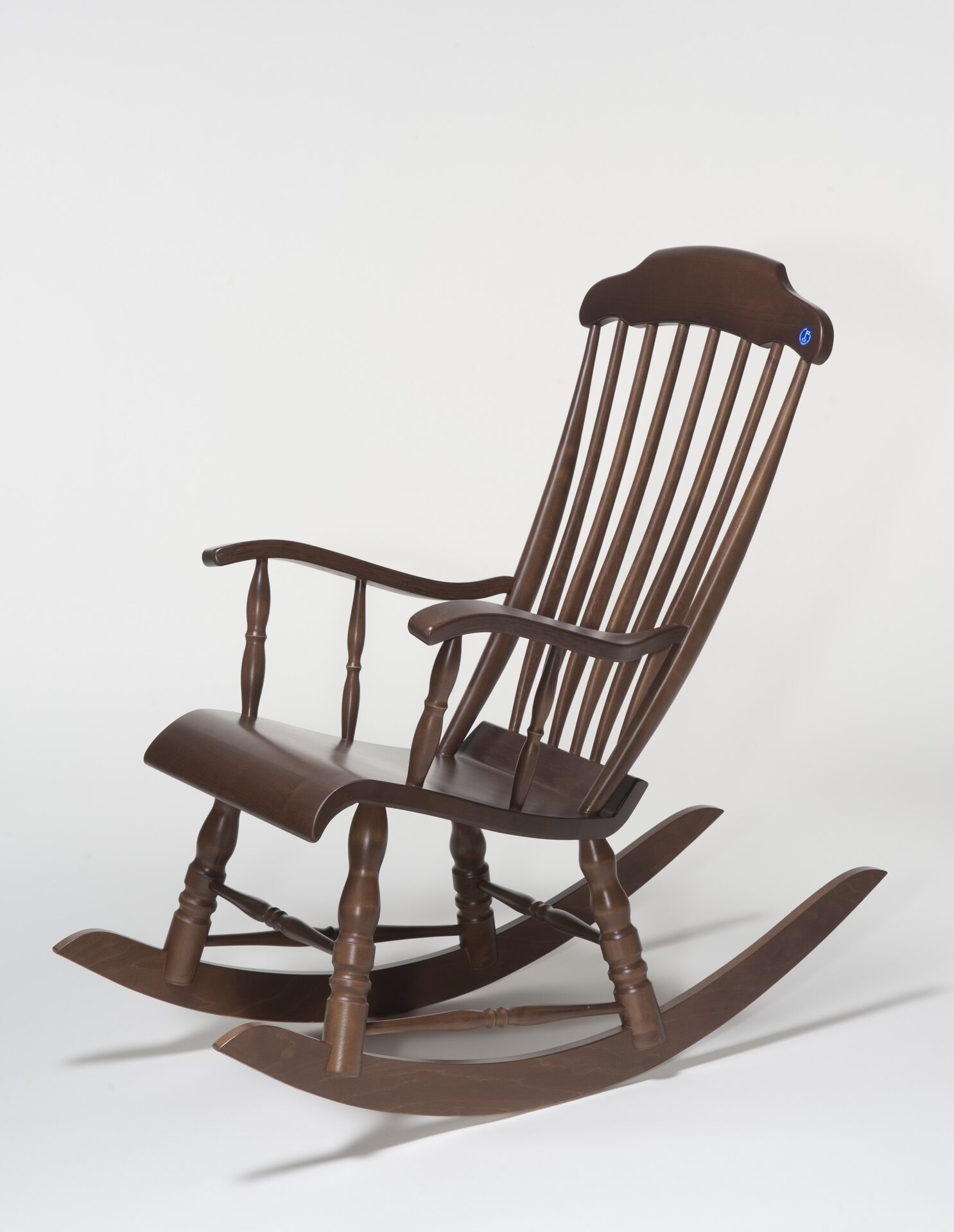 Perinteinen-keinutuoli Petsattu pähkinä