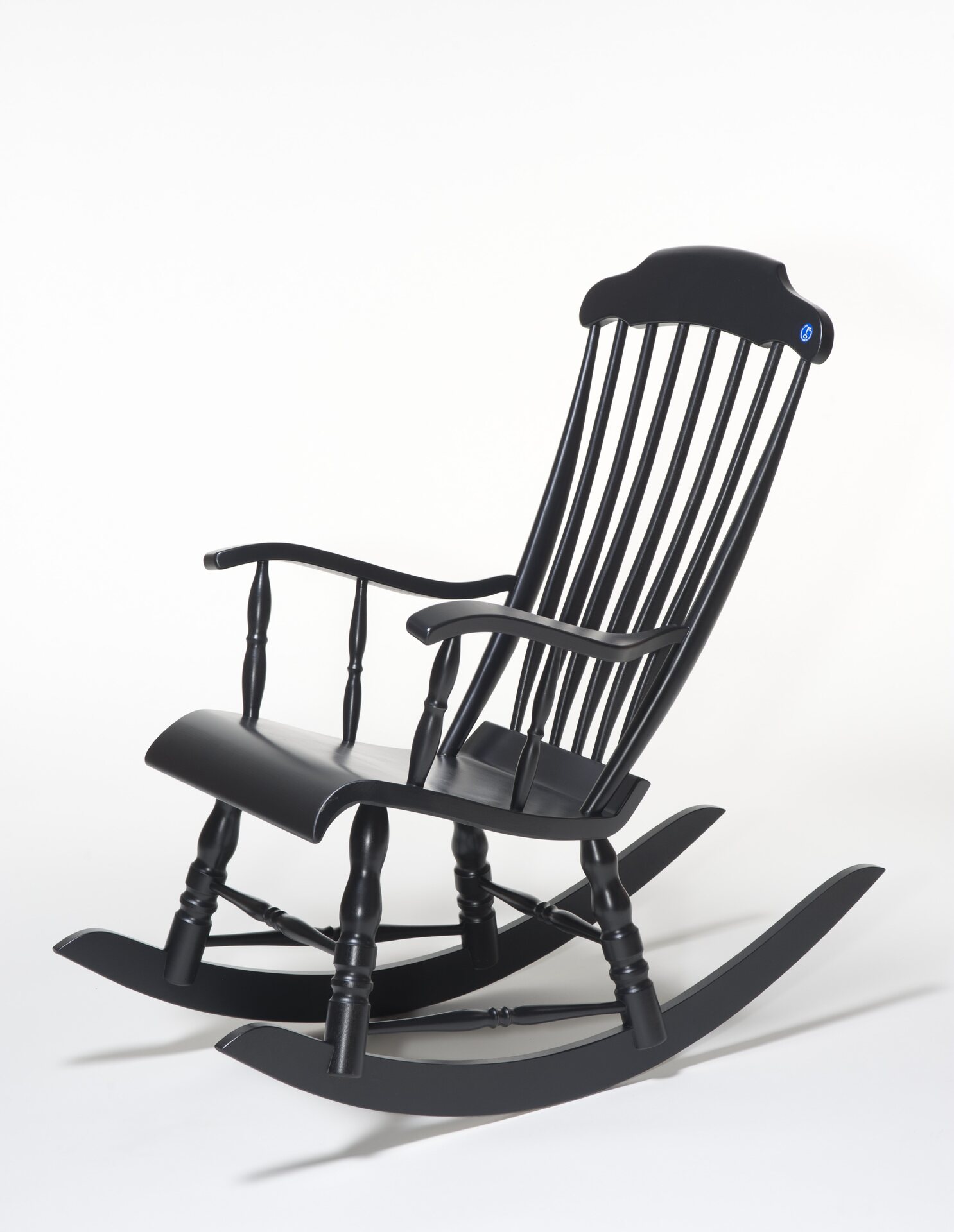 Perinteinen-keinutuoli Maalattu musta