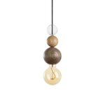 QUU Design QUU L -kattovalaisin Glass L / Walnut