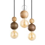 QUU Design QUU Chandelier S Ceiling Light Walnut