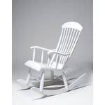 Traditional rocking chair Classic painted white