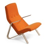 Sessel Grasshopper, Birke Orange wolle