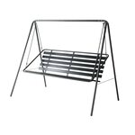 Varax Retro-puutarhakeinu 3-hengen Harmaa / musta 4775-9009