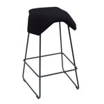 MyKolme design Oy ILOA Joy Bar - bar stool Black artificial leather