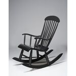 Traditional rocking chair Classic painted black
