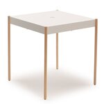 Vivero La Table -pöytä puujaloilla Valkoinen/TW