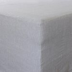 Alku fitted sheet Linen