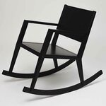 Onni Rocking Chair Black No padding