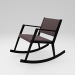 Onni Rocking Chair Black Jazz 7 Stone