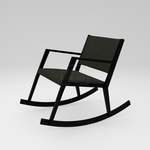Onni Rocking Chair Black Lido 47 Anthrasite