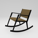 Onni Rocking Chair Black Lido 157 Fudge