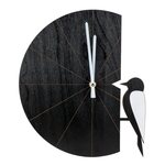 Pauliina Rundgren HandiCrafts Tikka-seinäkello Musta