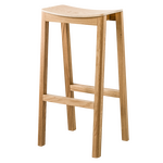 Tabouret de bar Halikko Couleur naturelle chêne / 77 cm Haut