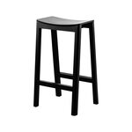 Tabouret de bar Halikko Noir chêne / 66 cm Haut