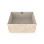 Woodio Cube40 bowl basin to be installed on a level Polar