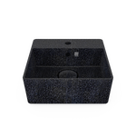Woodio Cube40 sink with faucet installation Char